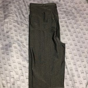 Grey pants leggings feeling